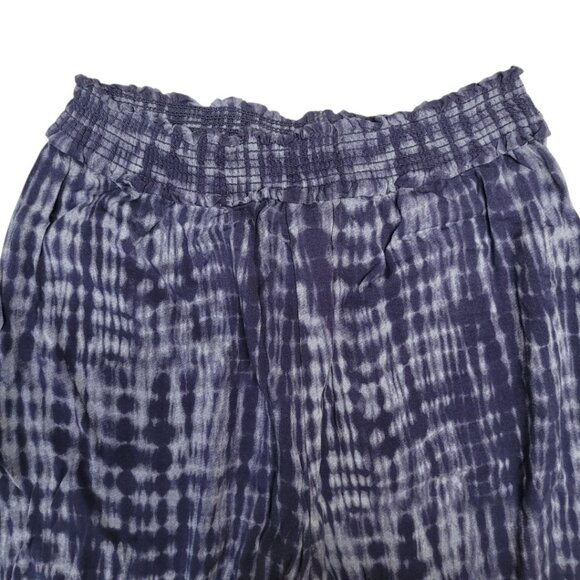 Colorful Planet Pants Elastic Waist Girls L 10 12 Flowy Wide Leg Boho Hippie Dye - Picture 2 of 7